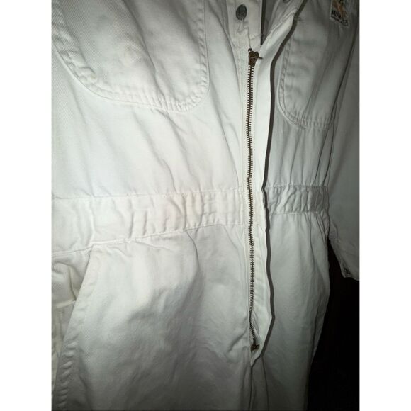 Vintage Sears Nation-Alls White Coverall Workwear Jumpsuit 42S Utility Mechanic - Picture 5 of 16